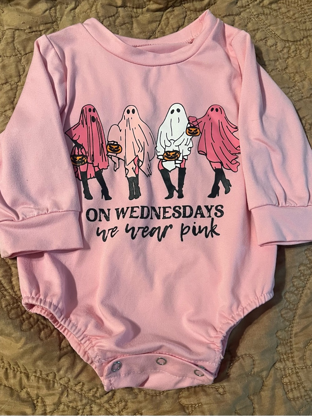 Baby Halloween Ghosts One-Piece Bubble